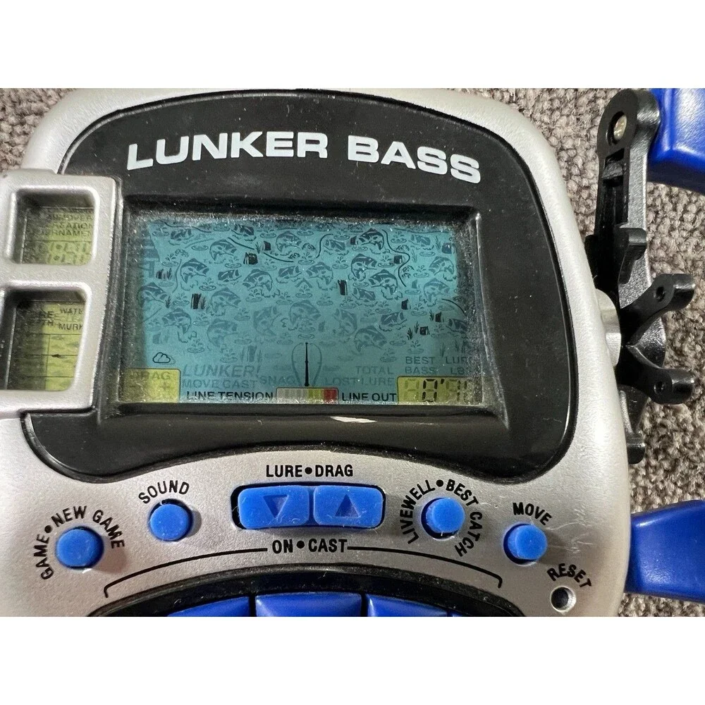 Lunker Bass Electronic Hand Held Fishing Game by Radical Tested Works